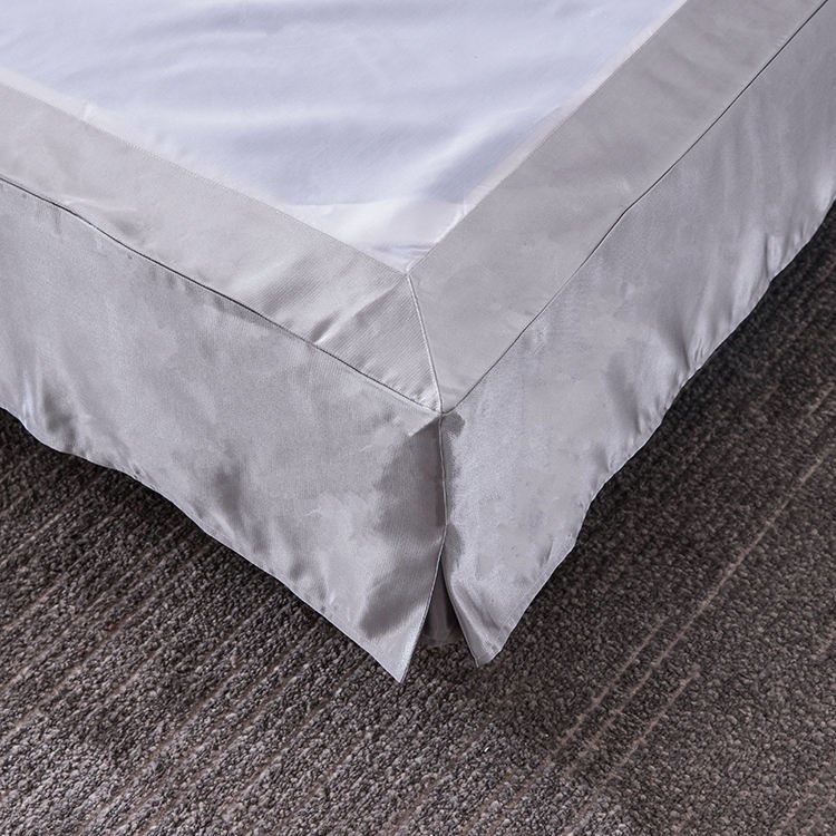 Customized Hotel Room Bed Skirt (2)