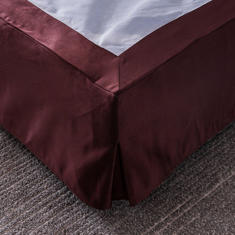Customized Hotel Room Bed Skirt (5)