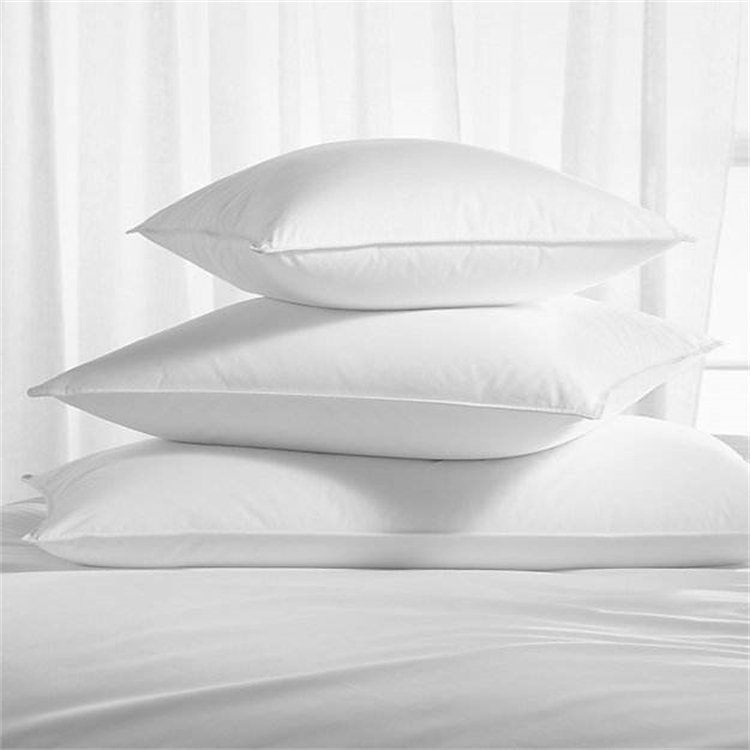 Wholesale Hotel White Duck Bed Down Pillow Inserts (2)