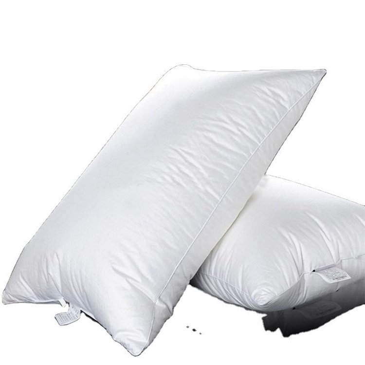 Wholesale Hotel White Duck Bed Down Pillow Inserts (5)